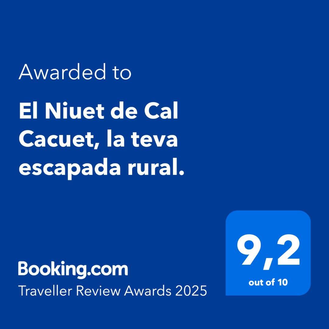 El Niuet De Cal Cacuet, La Teva Escapada Rural. Lägenhet Aviá Exteriör bild